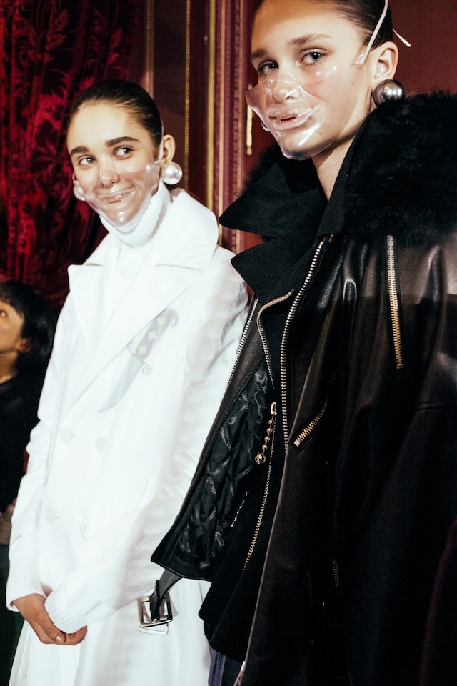 Undercover AW15, Dazed backstage, Womenswear, Paris 5