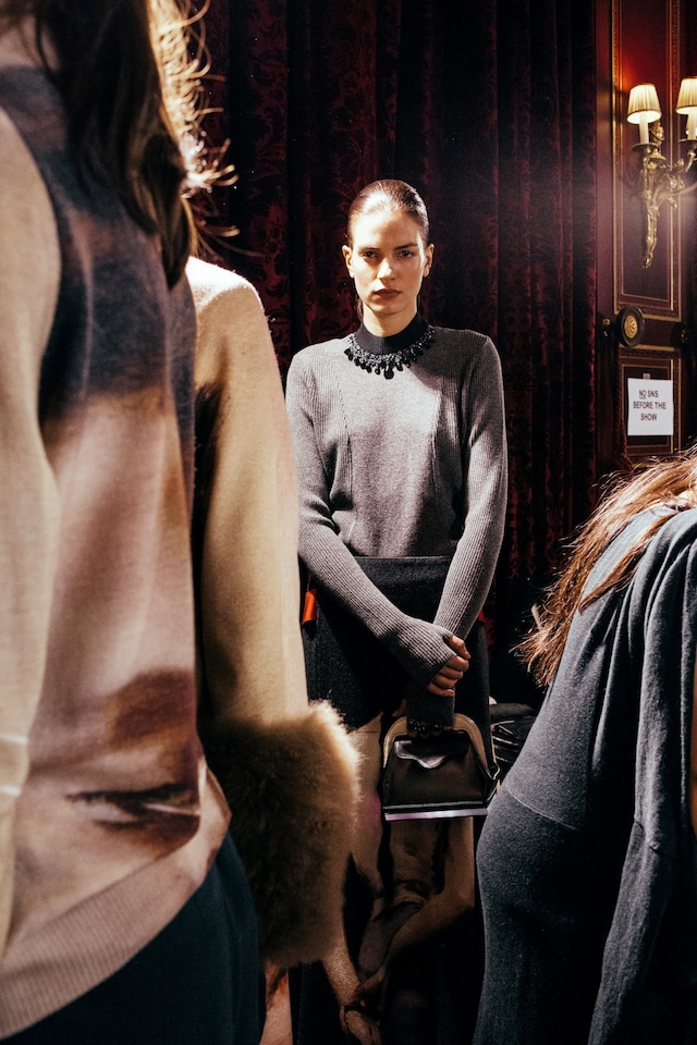 Undercover AW15, Dazed backstage, Womenswear, Paris 22