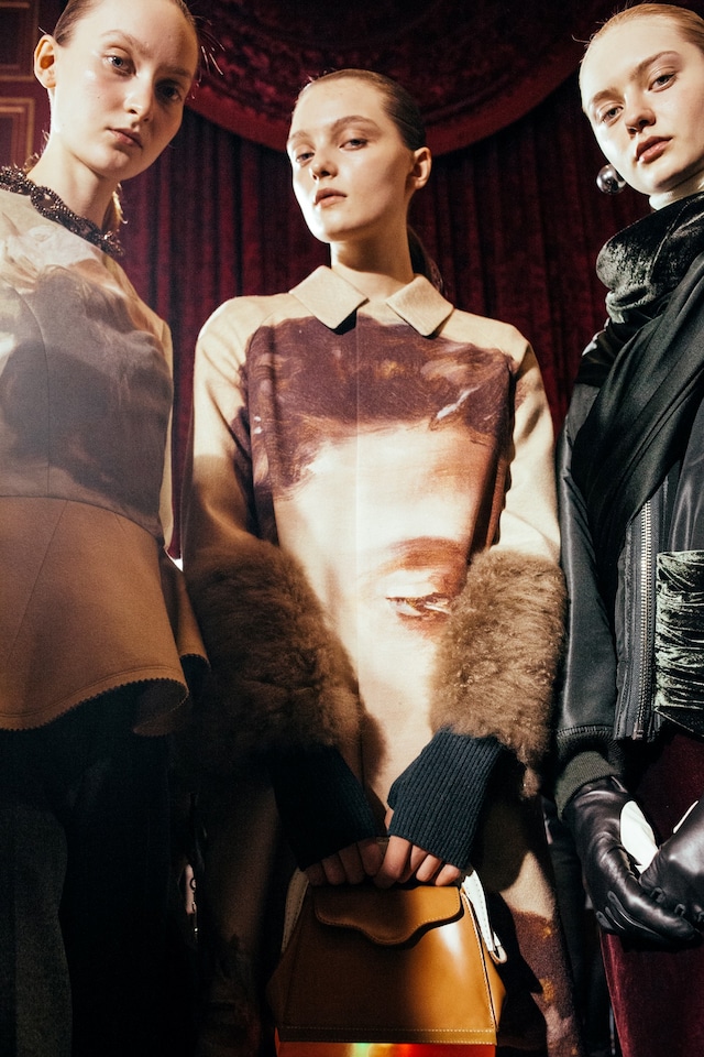 Undercover AW15, Dazed backstage, Womenswear, Paris 19