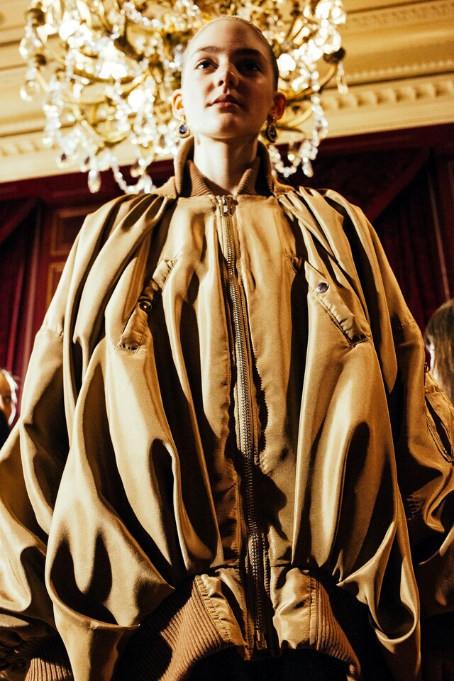 Undercover AW15, Dazed backstage, Womenswear, Paris 16