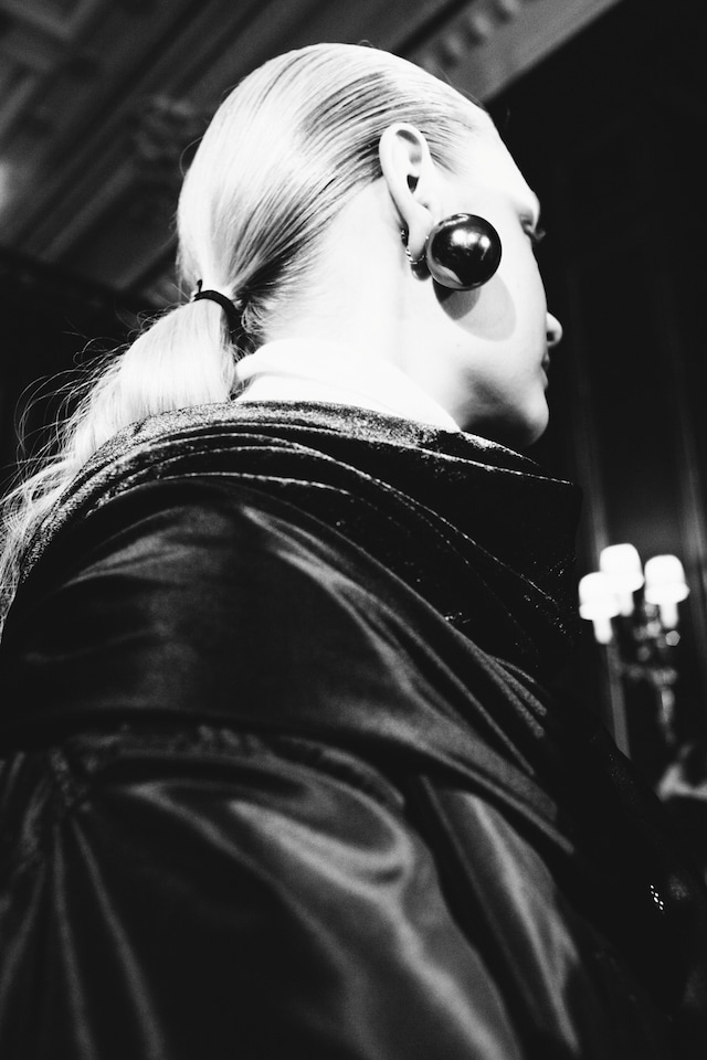 Undercover AW15, Dazed backstage, Womenswear, Paris 29