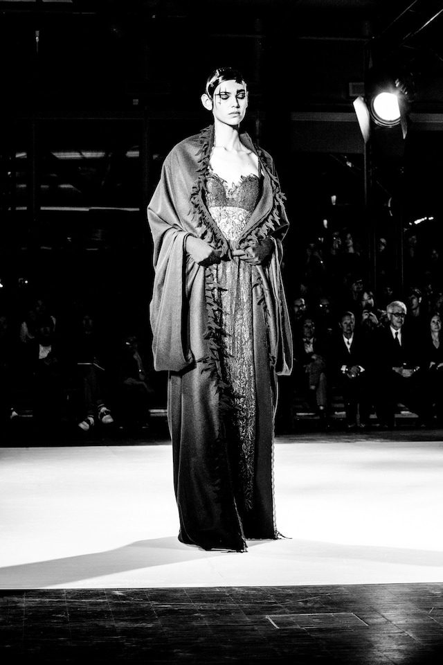 Yohji Yamamoto AW15, Dazed runway, Womenswear, Paris 7