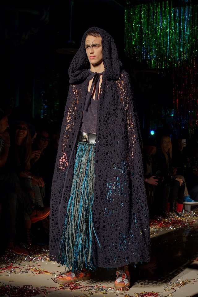 Vivienne Westwood AW15 Dazed Womenswear purple cape 2