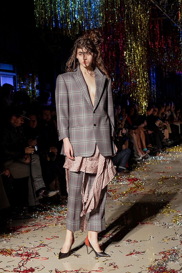 Vivienne Westwood AW15 Dazed runway Womenswear suit braids 14