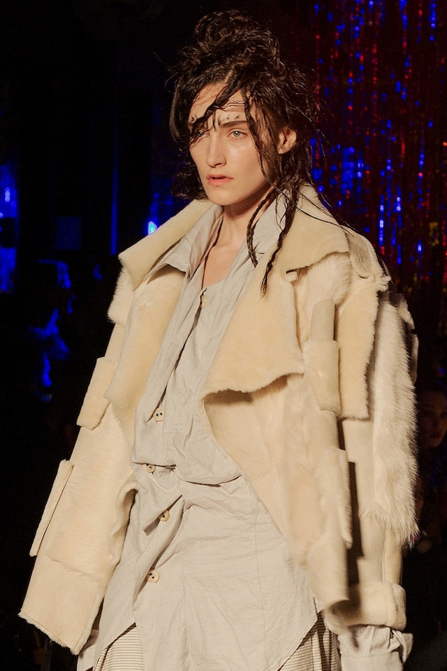 Vivienne Westwood AW15 Dazed Womenswear fur makeup braids 8