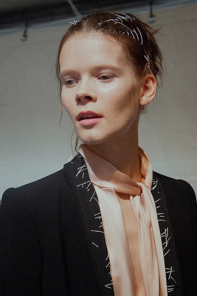 Haider Ackermann AW15, Dazed backstage, Womenswear, Paris 9