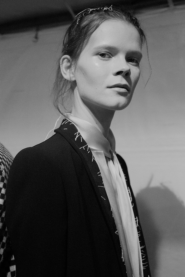 Haider Ackermann AW15, Dazed backstage, Womenswear, Paris 5