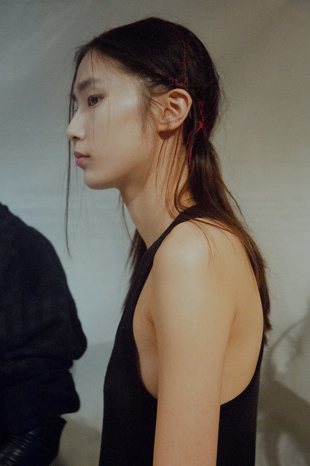 Haider Ackermann AW15, Dazed backstage, Womenswear, Paris 4