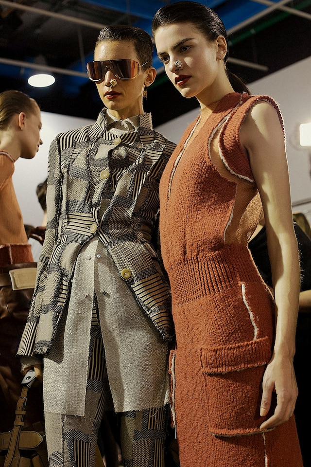 Acne Studios AW15, Womenswear, Dazed backstage, Paris 1