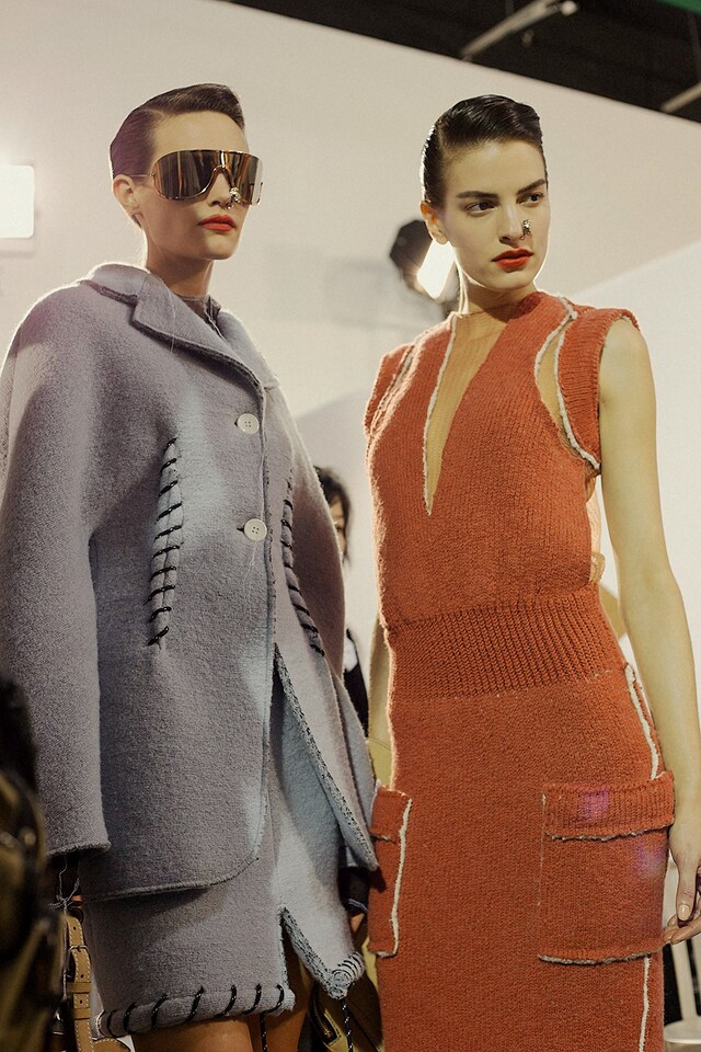 Acne Studios AW15, Womenswear, Dazed backstage, Paris 5