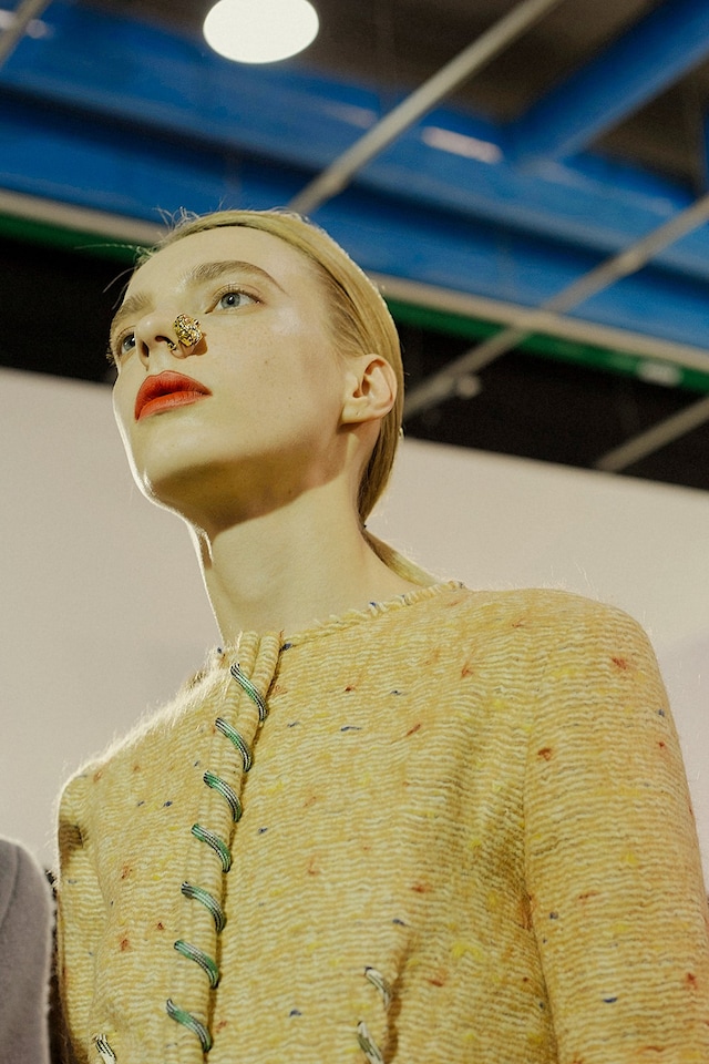 Acne Studios AW15, Womenswear, Dazed backstage, Paris 15