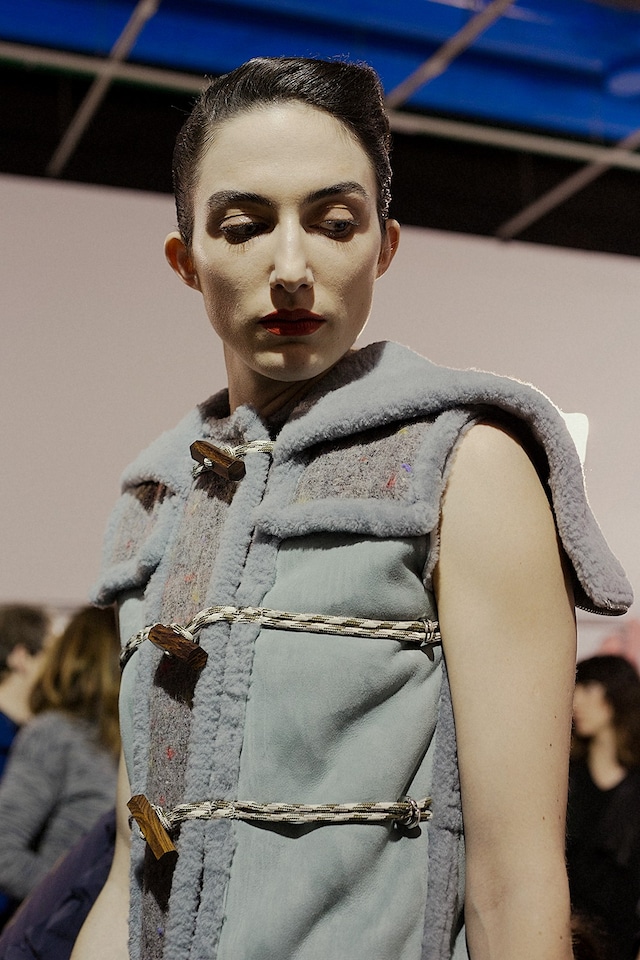 Acne Studios AW15, Womenswear, Dazed backstage, Paris 13