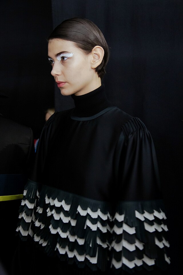 Kenzo AW15, Dazed backstage, Womenswear, Paris 12