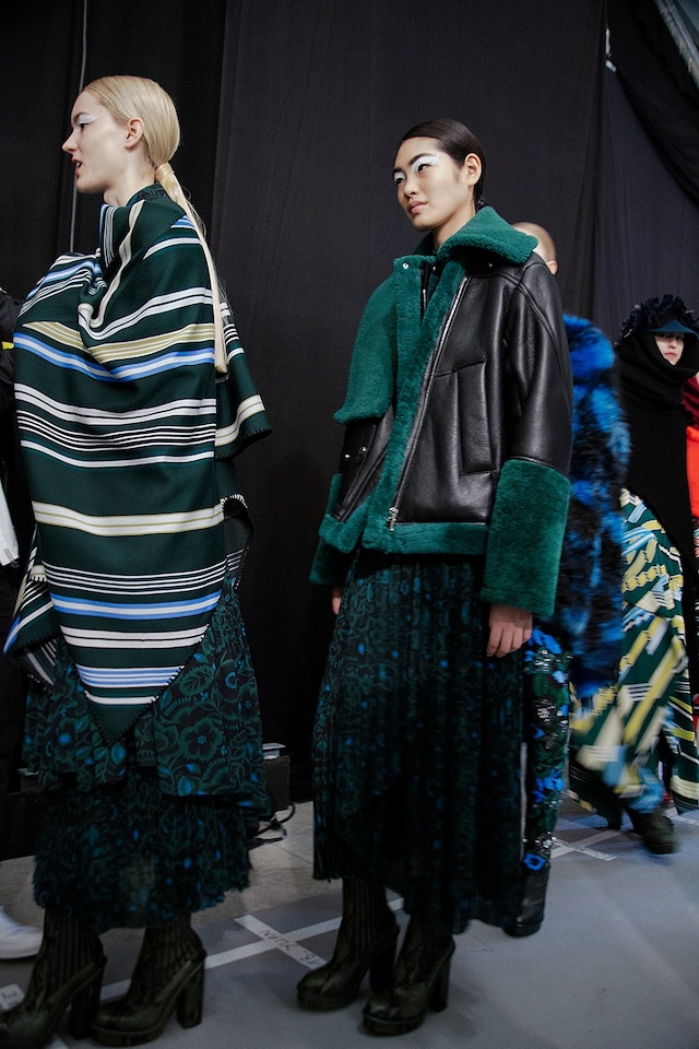 Kenzo AW15, Dazed backstage, Womenswear, Paris 18