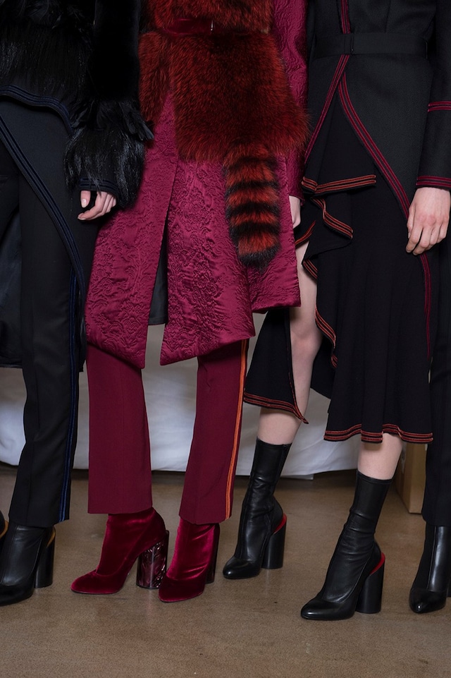 Givenchy AW15, Dazed, Womenswear, Velvet And Leather Boots 14