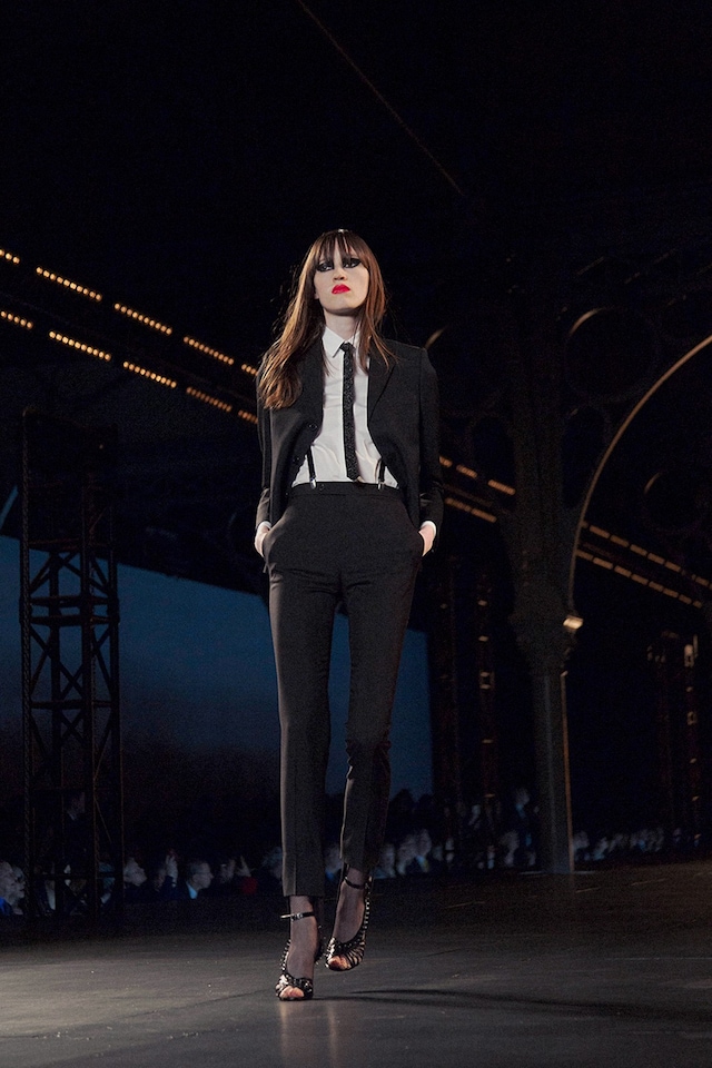Saint Laurent AW15, Dazed runway, womenswear, Paris 16
