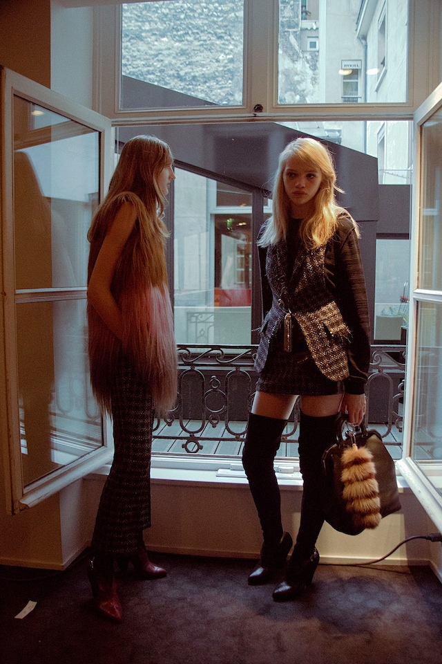 Sonia Rykiel AW15, Dazed, womenswear, tartan faux fur 13