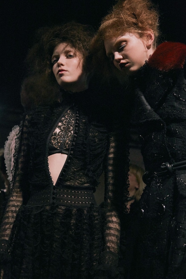 Alexander McQueen AW15 Dazed womenswear Sheer Cut Out 18