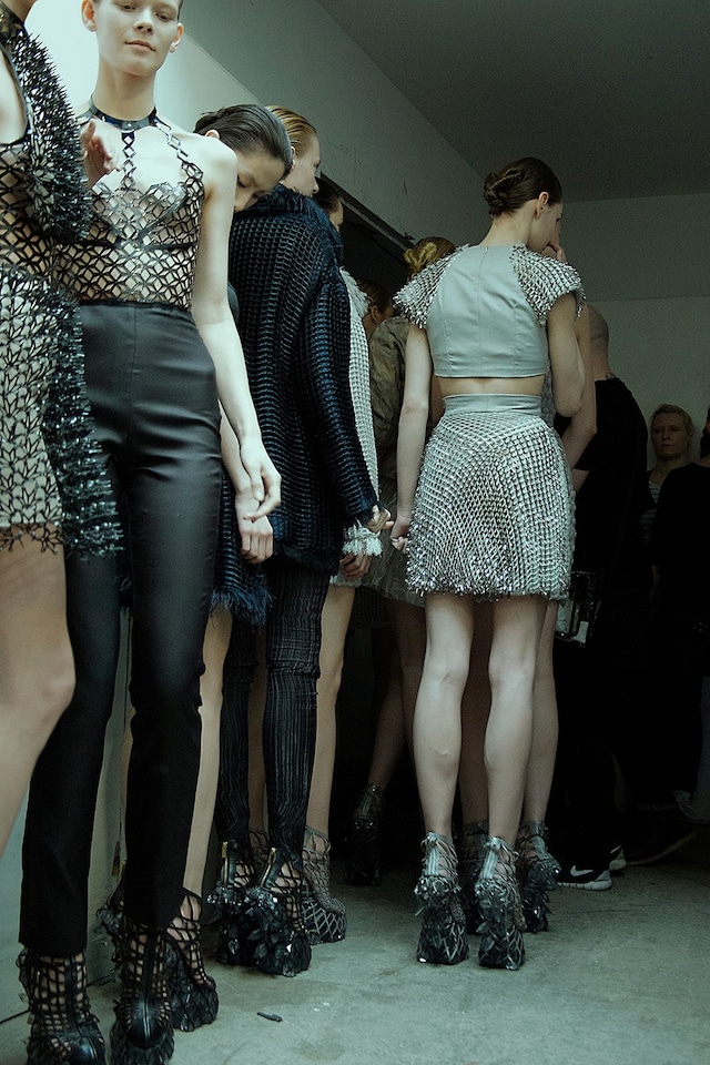 Iris Van Herpen AW15 Dazed backstage womenswear 28