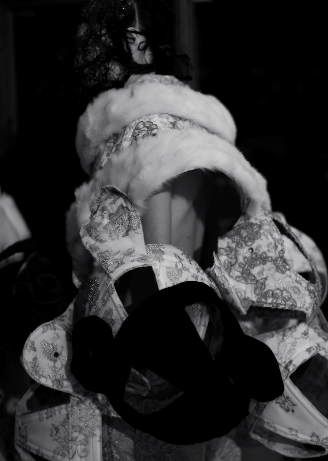 Comme des Gar&#231;ons AW15 Dazed backstage womenswear 1