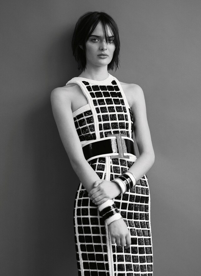 Balmain Brit girl army Sam Rollinson SS15 Olivier Rousteing 5