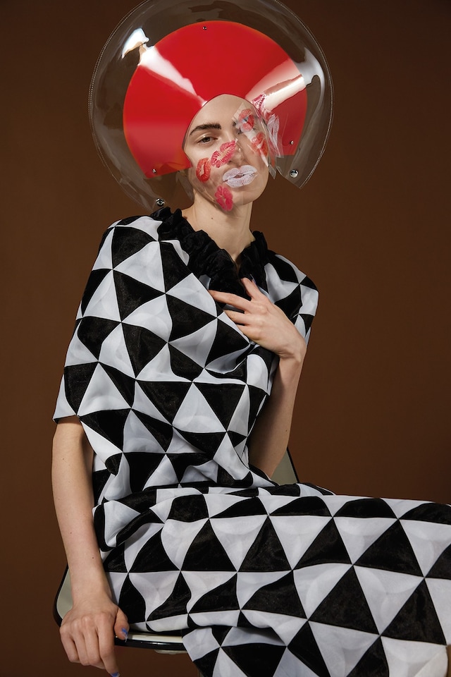 Isamaya Ffrench + Junya Watanabe Pressure Space, Dazed 3
