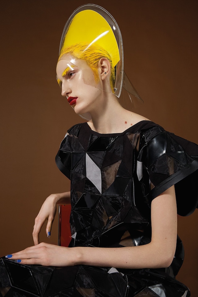 Isamaya Ffrench + Junya Watanabe Pressure Space, Dazed 5