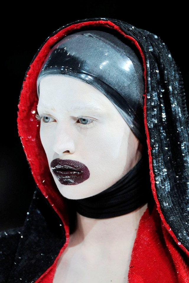 Alexander McQueen beauty looks, Dazed Digital 9