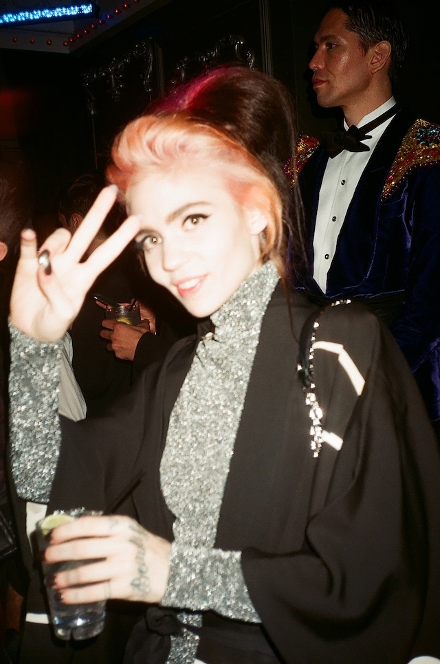 Grimes at Rihanna&#39;s Met Ball afterparty New York 1