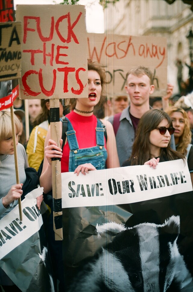 Anti-Tory protest 23