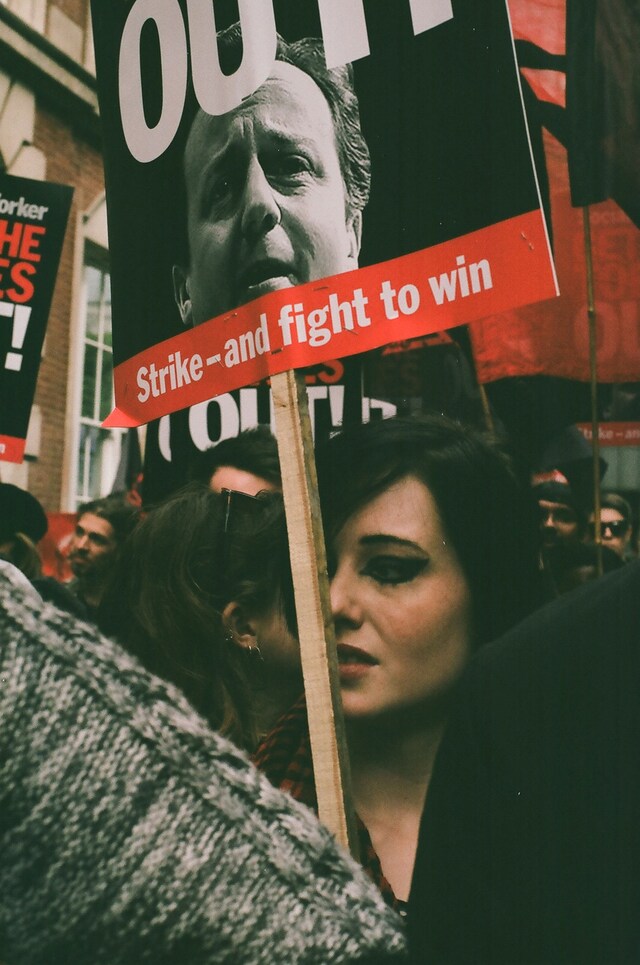 Anti-Tory protest 19