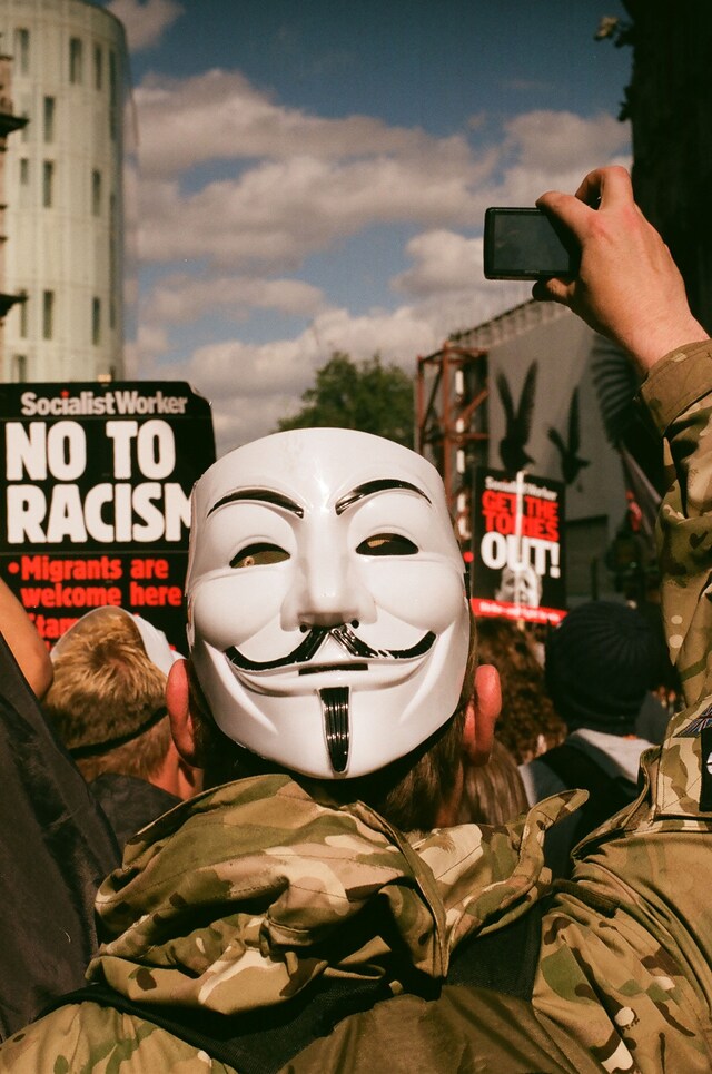 Anti-Tory protest 22