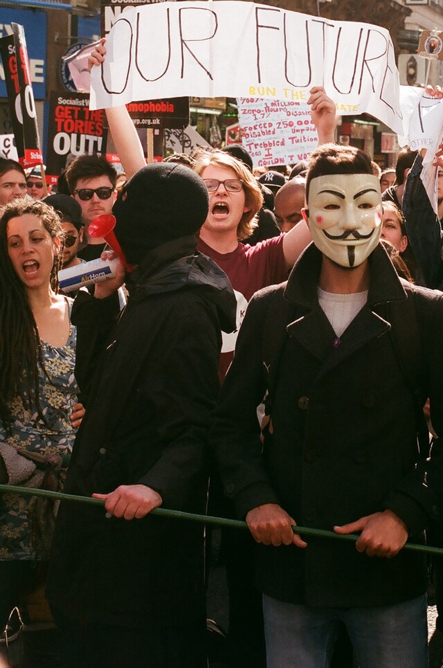 Anti-Tory protest 24