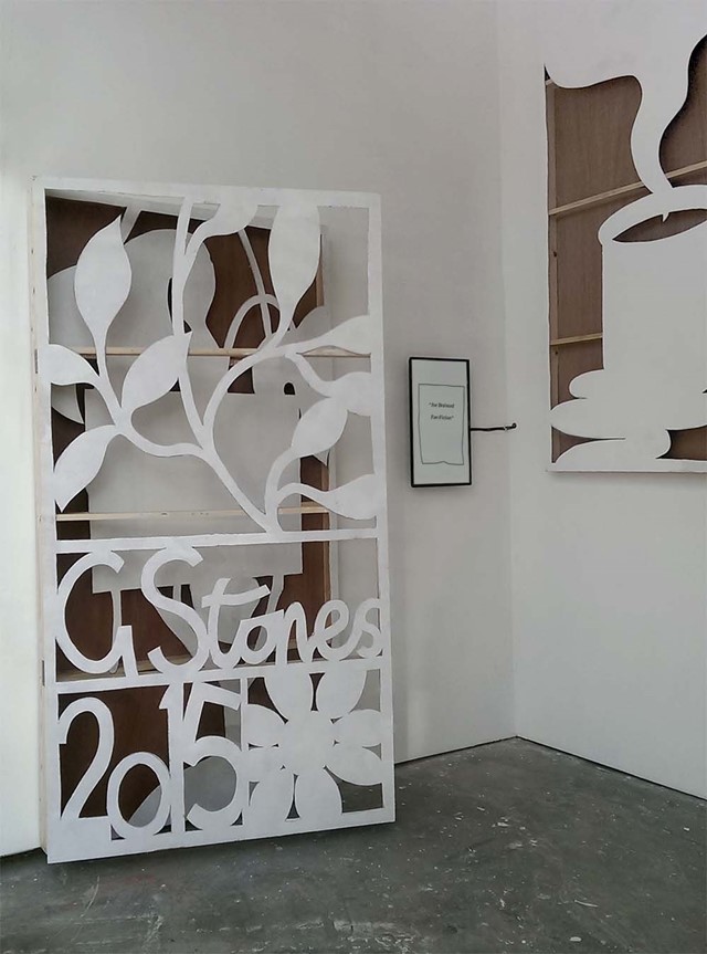 Gabriel Stones Fan Fiction 2015 Installation View