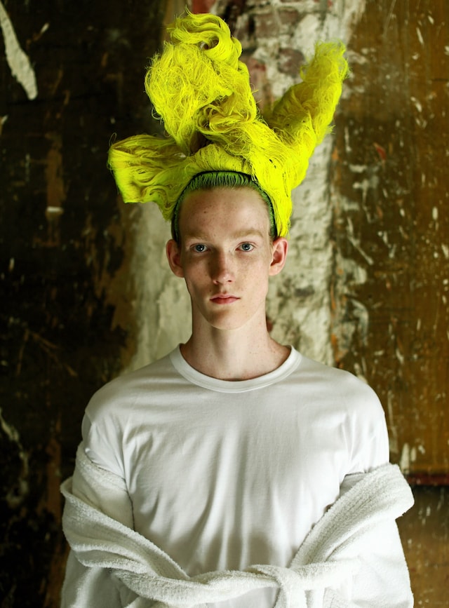 Julien d&#39;ys Comme des Gar&#231;ons Homme Plus SS16 hair 2