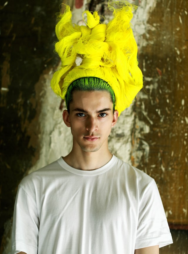 Julien d&#39;ys Comme des Gar&#231;ons Homme Plus SS16 hair 6