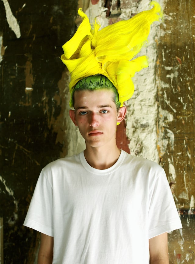 Julien d&#39;ys Comme des Gar&#231;ons Homme Plus SS16 hair 9