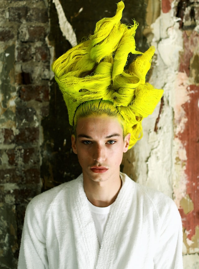 Julien d&#39;ys Comme des Gar&#231;ons Homme Plus SS16 hair 10