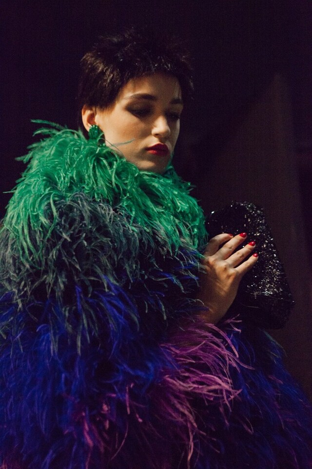 Backstage at Armani Priv&#233; Haute Couture AW15 11