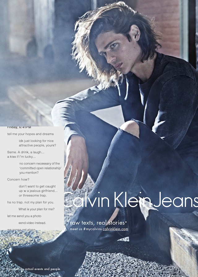 Calvin Klein Jeans AW15 campaign sexting 3