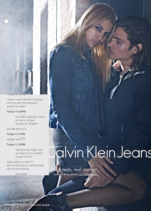 Calvin Klein Jeans AW15 campaign sexting 4