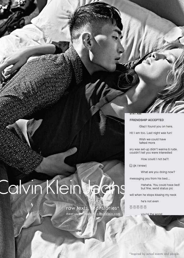 Calvin Klein Jeans Aw15 Campaign Dazed 