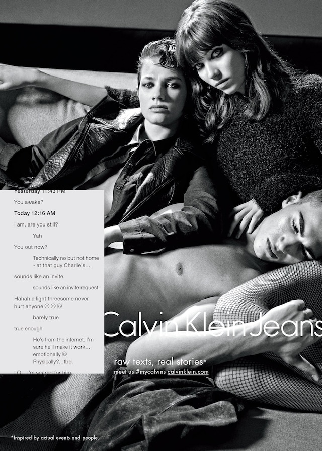 Calvin Klein Jeans AW15 campaign sexting 7