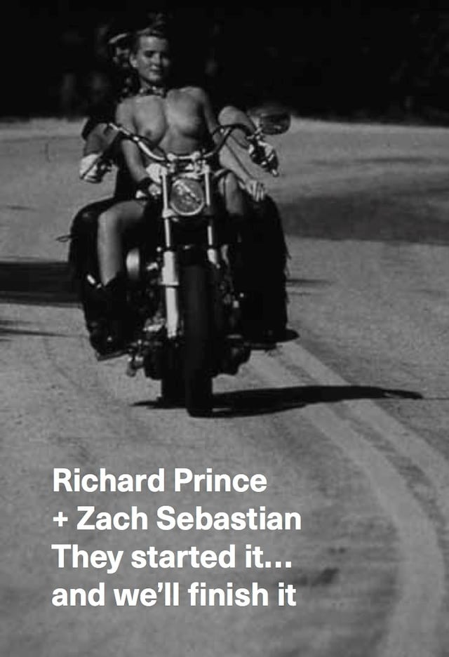 Richard Prince, Zach Sebastian They started it zine 4