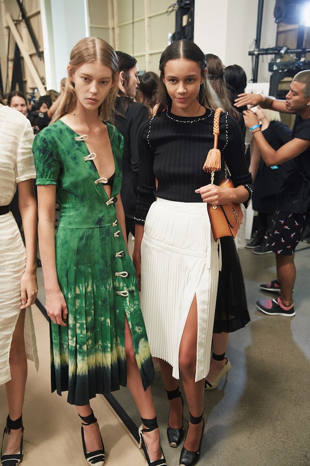Altuzarra SS16 backstage nyfw 2