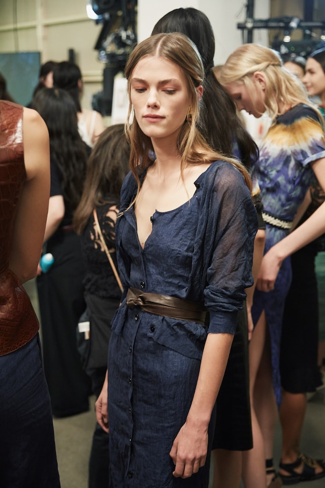 Altuzarra SS16 backstage nyfw 13