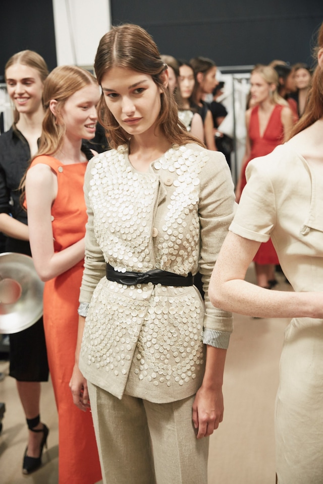 Altuzarra SS16 backstage nyfw 1
