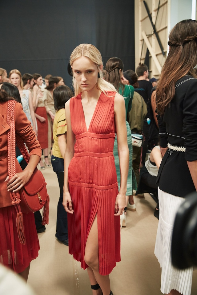 Altuzarra SS16 backstage nyfw 16