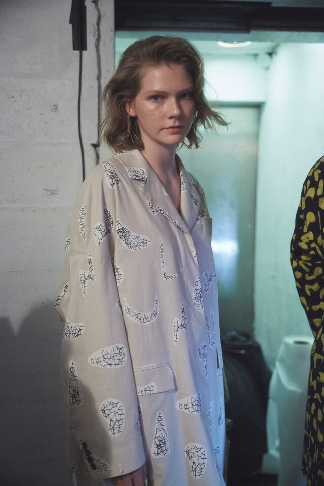 Backstage at Opening Ceremony SS16 2