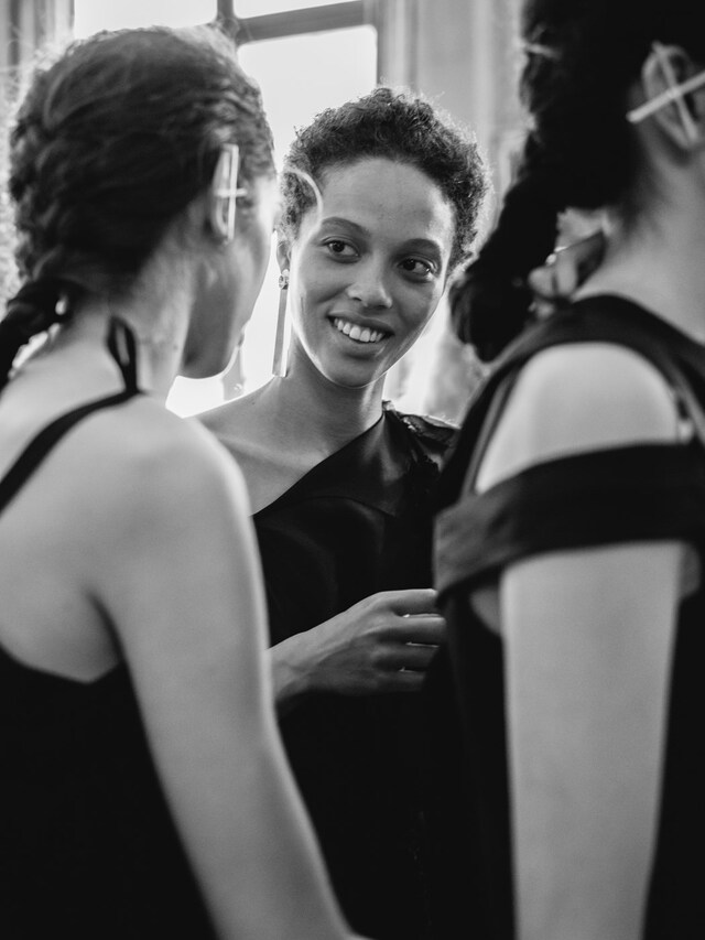 Phoebe English SS16 Backstage 13